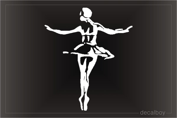 Ballerina Decal