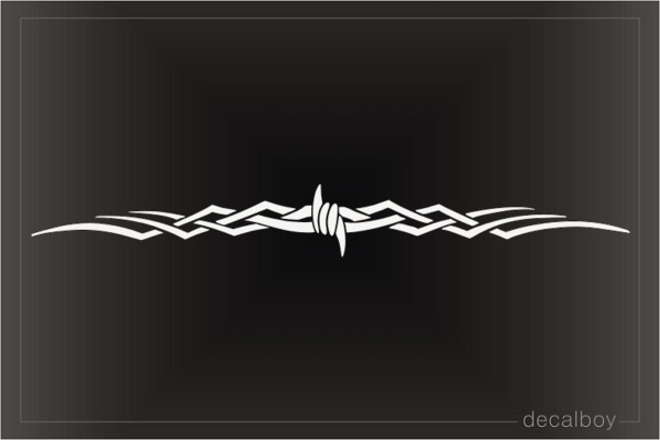 Barbedwire Tribal Decal