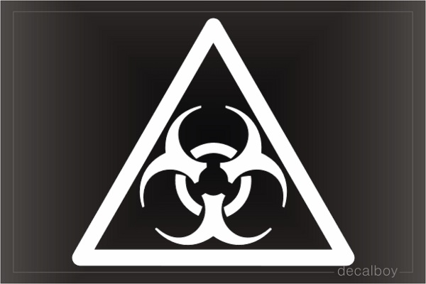 Bio Hazard Symbol Decal