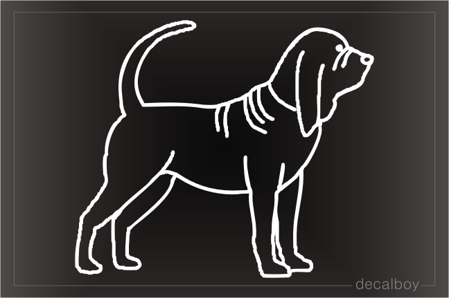 Bloodhound Decal