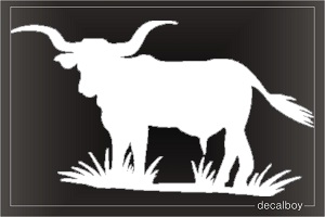Longhorn Bull Decal