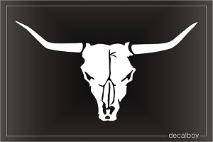 Longhorn Bull Head Decal