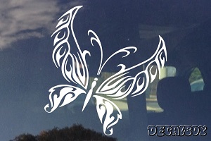 Butterfly Tribal Decal