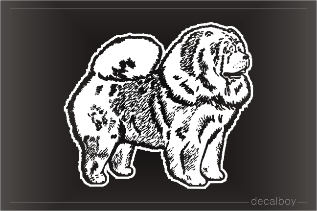 Chow Chow Decal
