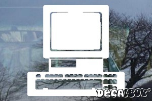 Computer 6 Car Decal