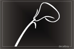 Calla Window Decal