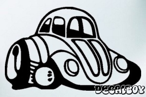 Car Cartoon Decal