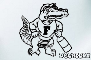 Alligator Cartoon Characters Decal