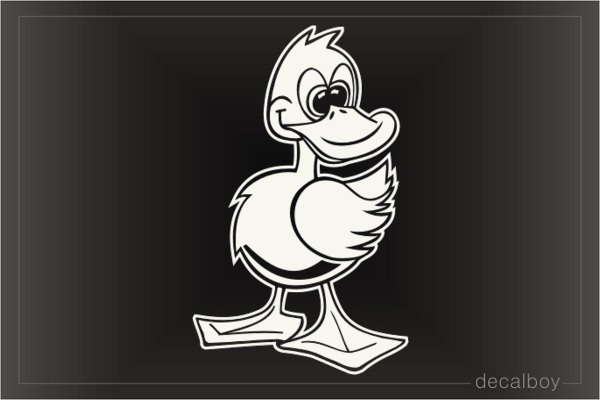 Cartoon Duck Decal