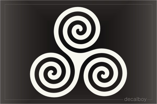 Celtic Spiral Decal