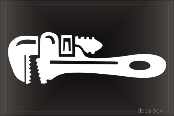 Channellock Pipe Wrench Decal