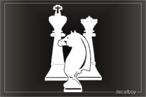 Chess Pieces Window Decal