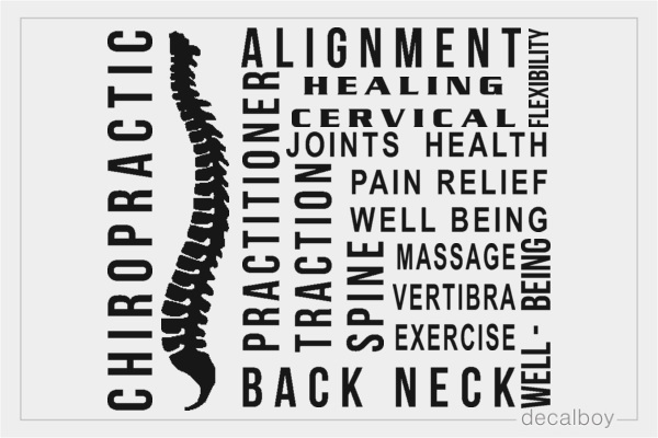 Chiropractic Logo Decal
