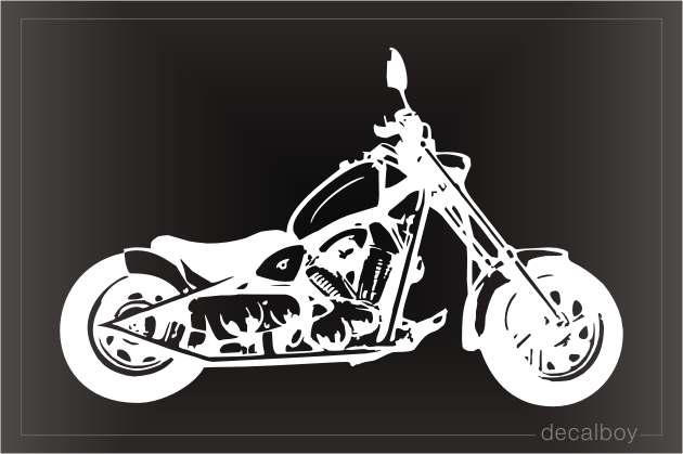 Choppers Motorcycle Window Decal