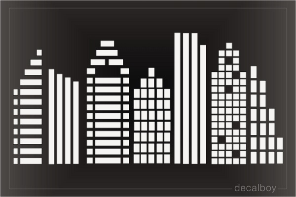 City Silhouette Decal
