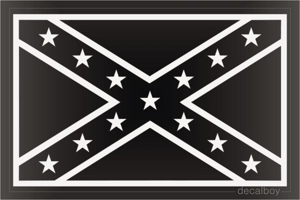 Confederate Rebel Flag Decal