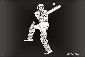 Cricket Player Decal