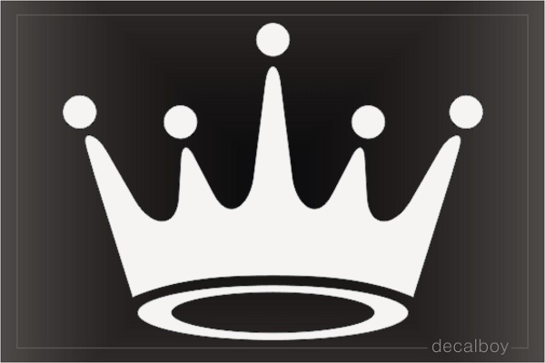 Crown Outline Decal