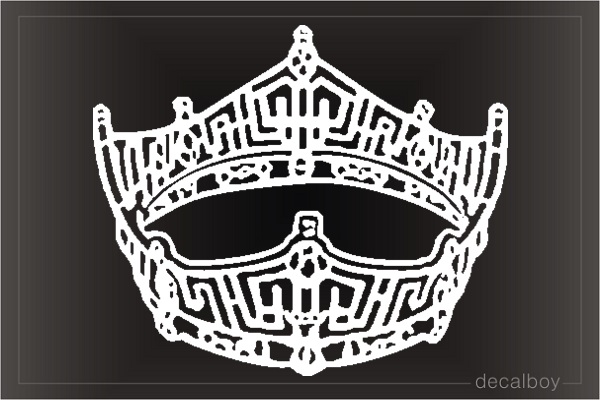 Royal Queen Crown Decal