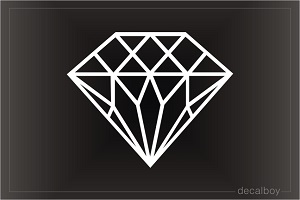 Diamond 123 Die-cut Decal