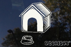 Dog House Car Window Decal
