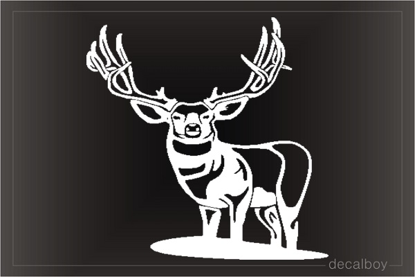 Stag Window Decal