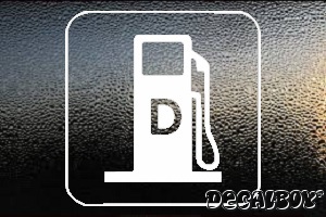 Diesel Fuel Car Decal