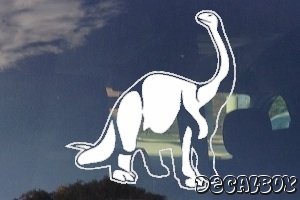 Brachiosaurus Dinosaurs Window Decal