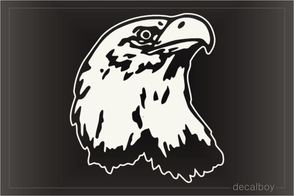 Eagle Head Clipart Window Decal