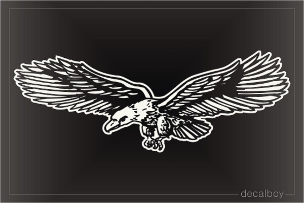 Eagle Winged Window Decal
