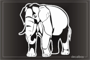 Elephant African Decal