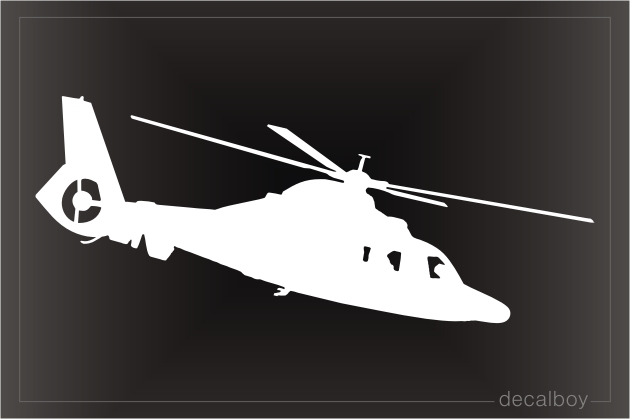 AUTOCOLLANT STICKER EUROCOPTER HELICOPTERE DAUPHIN HELICOPTER HUBSCHRAUBER 