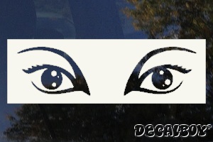Eyes 2 Car Decal