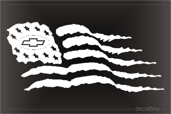 Chevy American Flag SVG