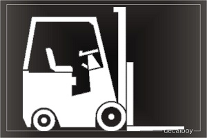 Fork Lift Decal