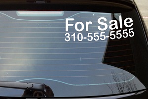 For Sale Sign Decal