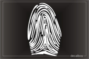 Fingerprint 554 Decal