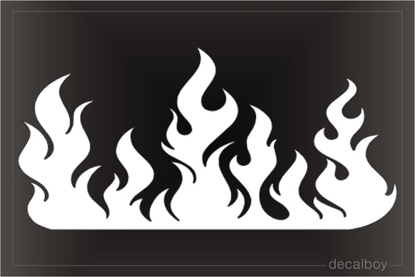 Flames Decal