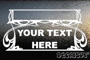 Display Your Phone Number Car Decal