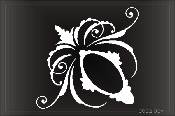 Tattoo Floral Design Decal