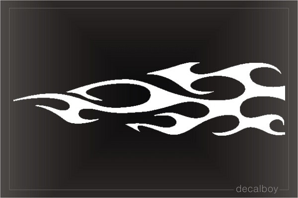 Flame Design Decal