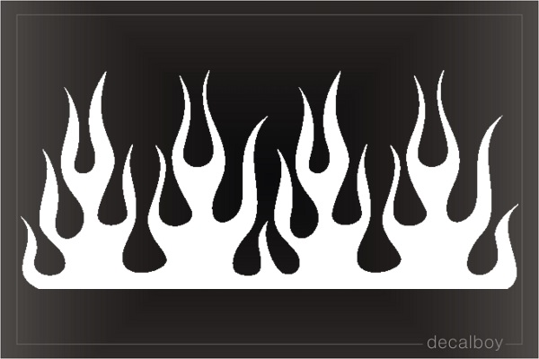 Flame Clipart Decal