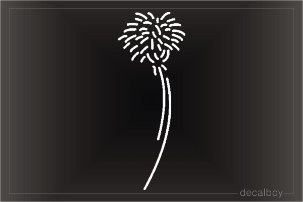 Dandelion Plant Decal
