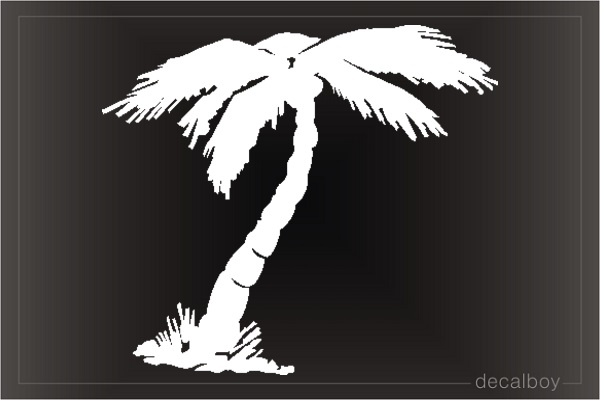 Palm Tree Tropical Window Decal