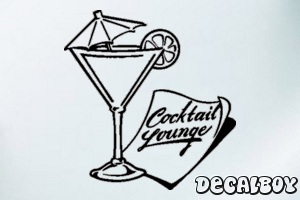 Cocktail 3 Car Window Decal