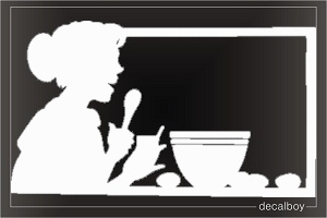 Cooking Car Window Decal