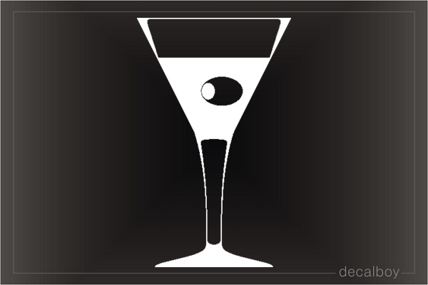Drink Martini Decal