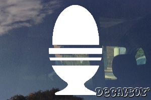 Egg 12 Car Window Decal