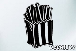 French Fries 2 Decal