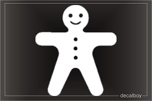Gingerbread Decal